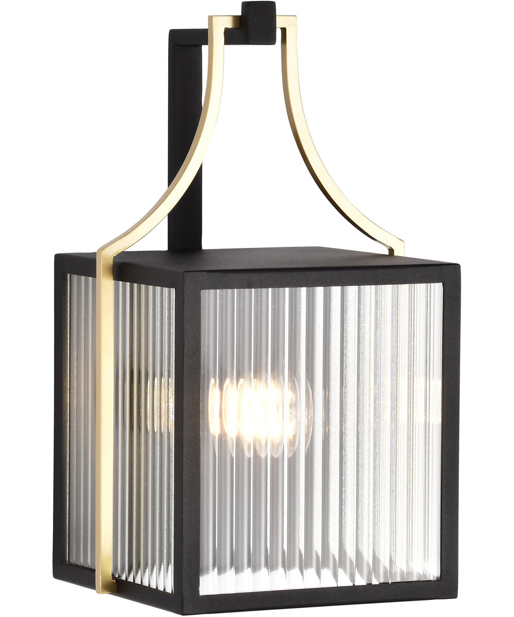 Holden 1-Light Outdoor Black / Gold