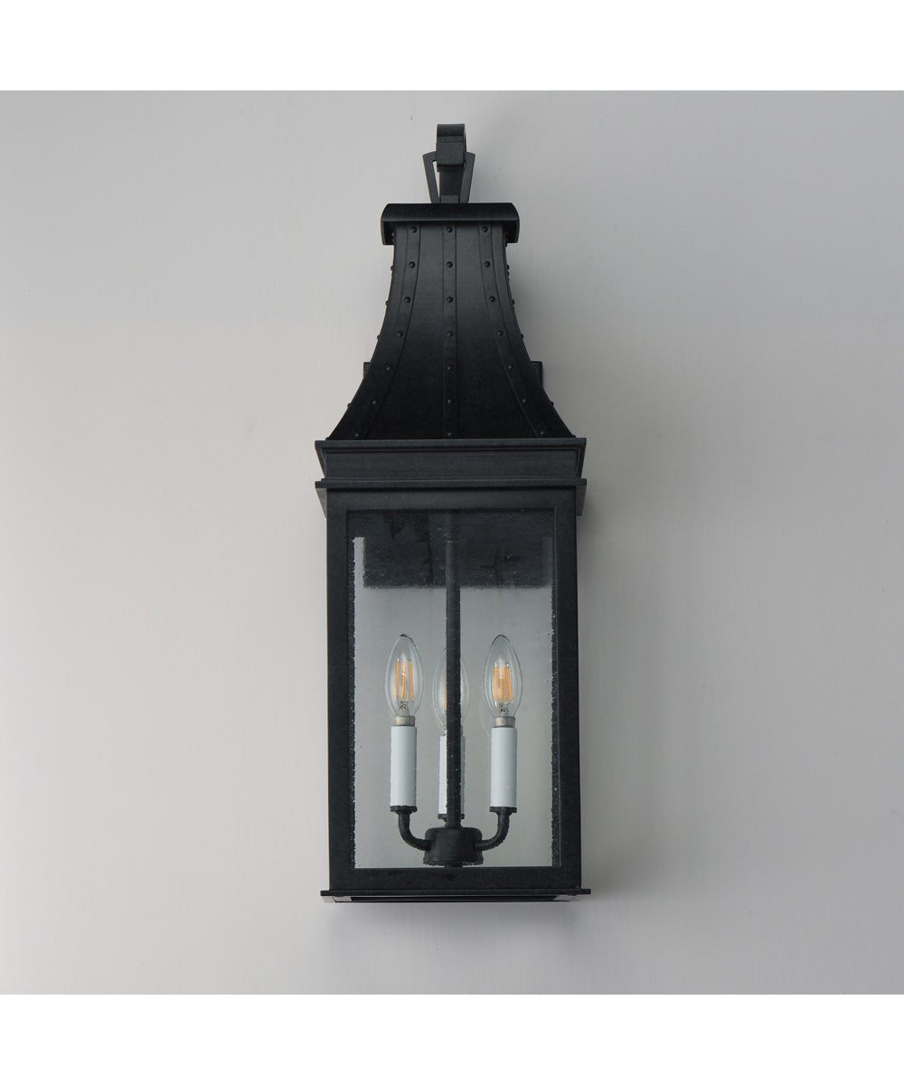 Bramwell VX 3-Light Outdoor Wall Sconce Black Patina
