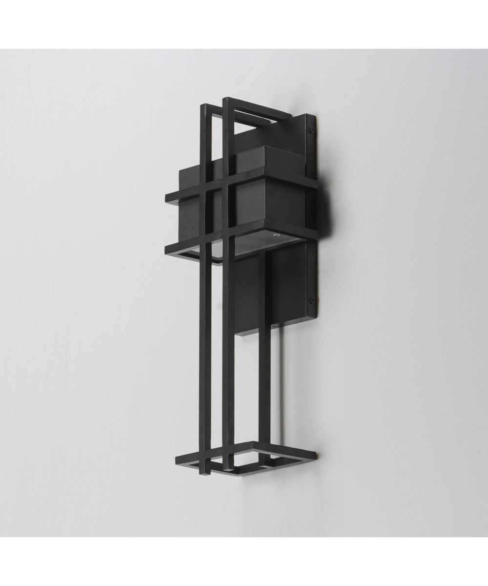 Prairie 17 inch LED Outdoor Wall Sconce Black