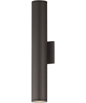 Caldera 20 inch Outdoor Wall Sconce Architectural Bronze