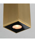 Culvert 7.5 inch LED Indoor Flush Mount Natural Aged Brass