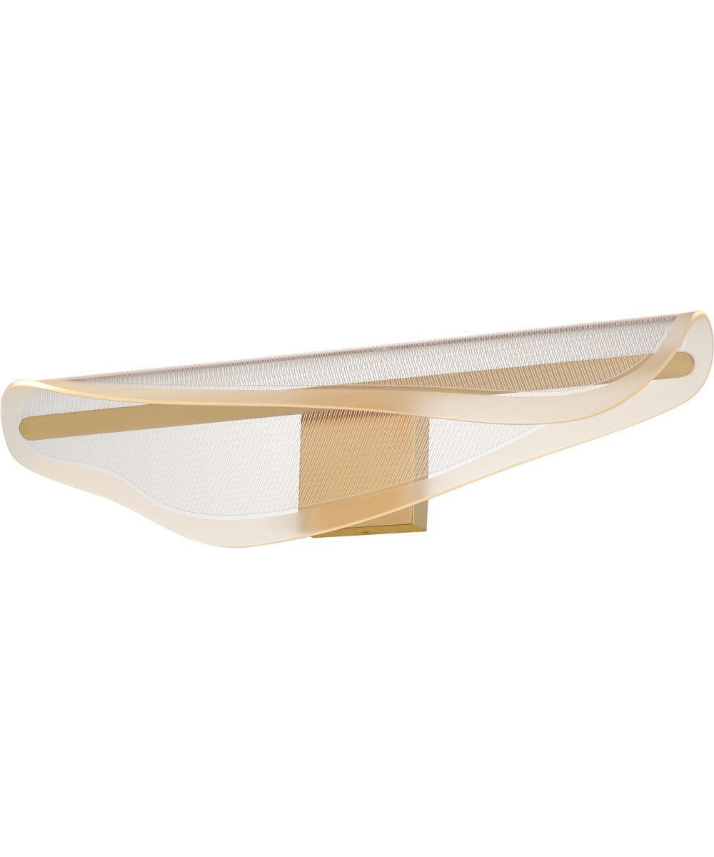 Manta 30 inch LED Bath Vanity Gold