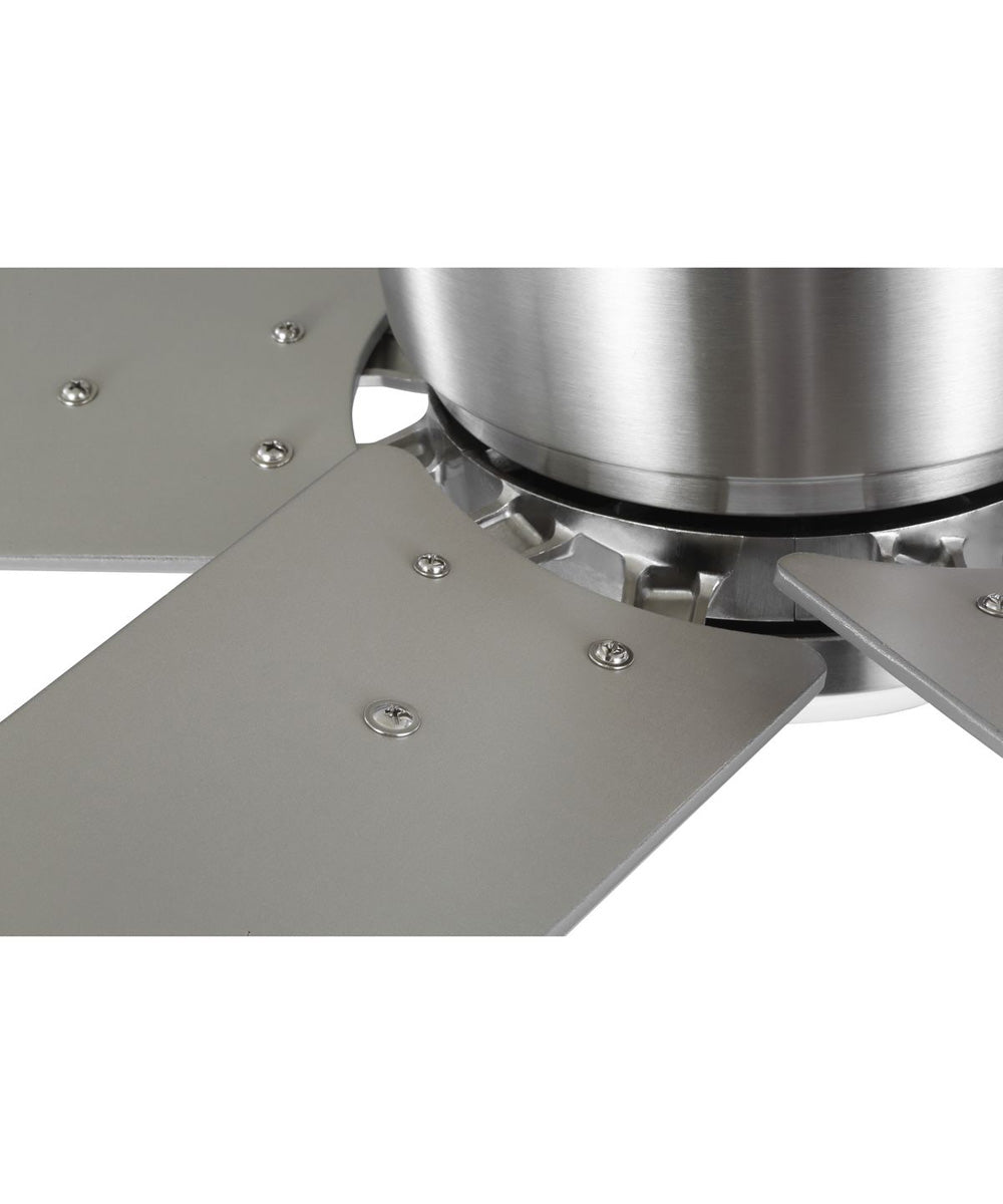 Bexar 54 in. 6-Blade Ceiling Fan with Integrated LED Light Brushed Nickel