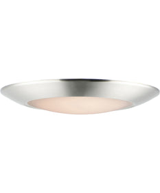 Diverse 7.5 inch LED Flush Mount 3000K Satin Nickel