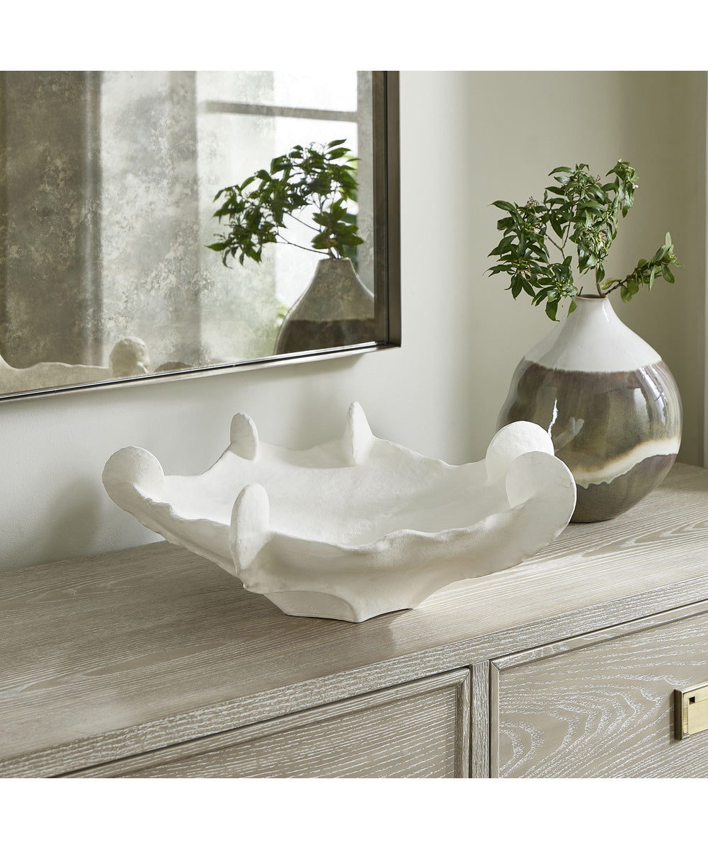 Coral Mirage White Outdoor Bowl