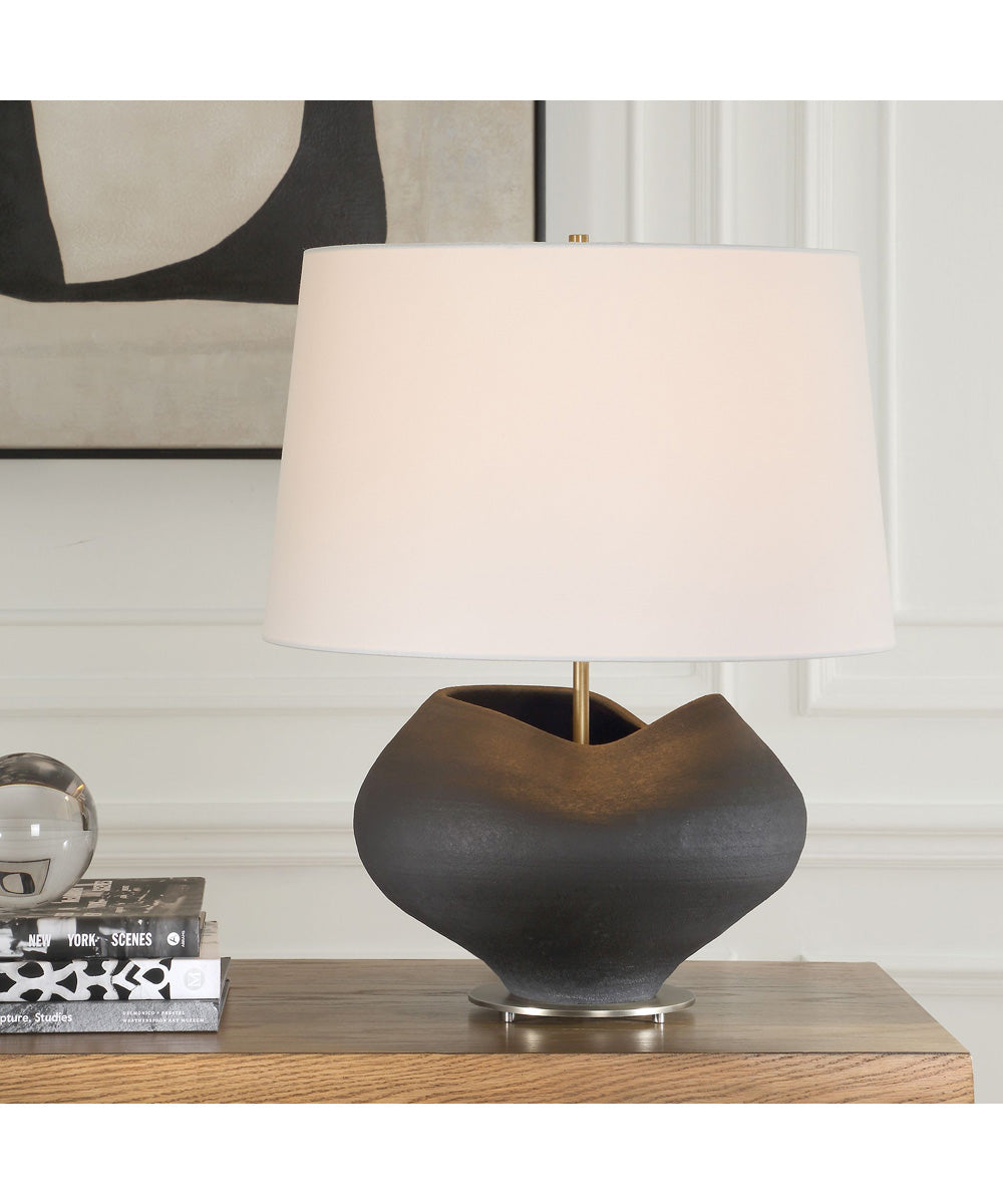Nocturne Aged Black Table Lamp