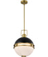 Everton 2-Light Pendant Matte Black