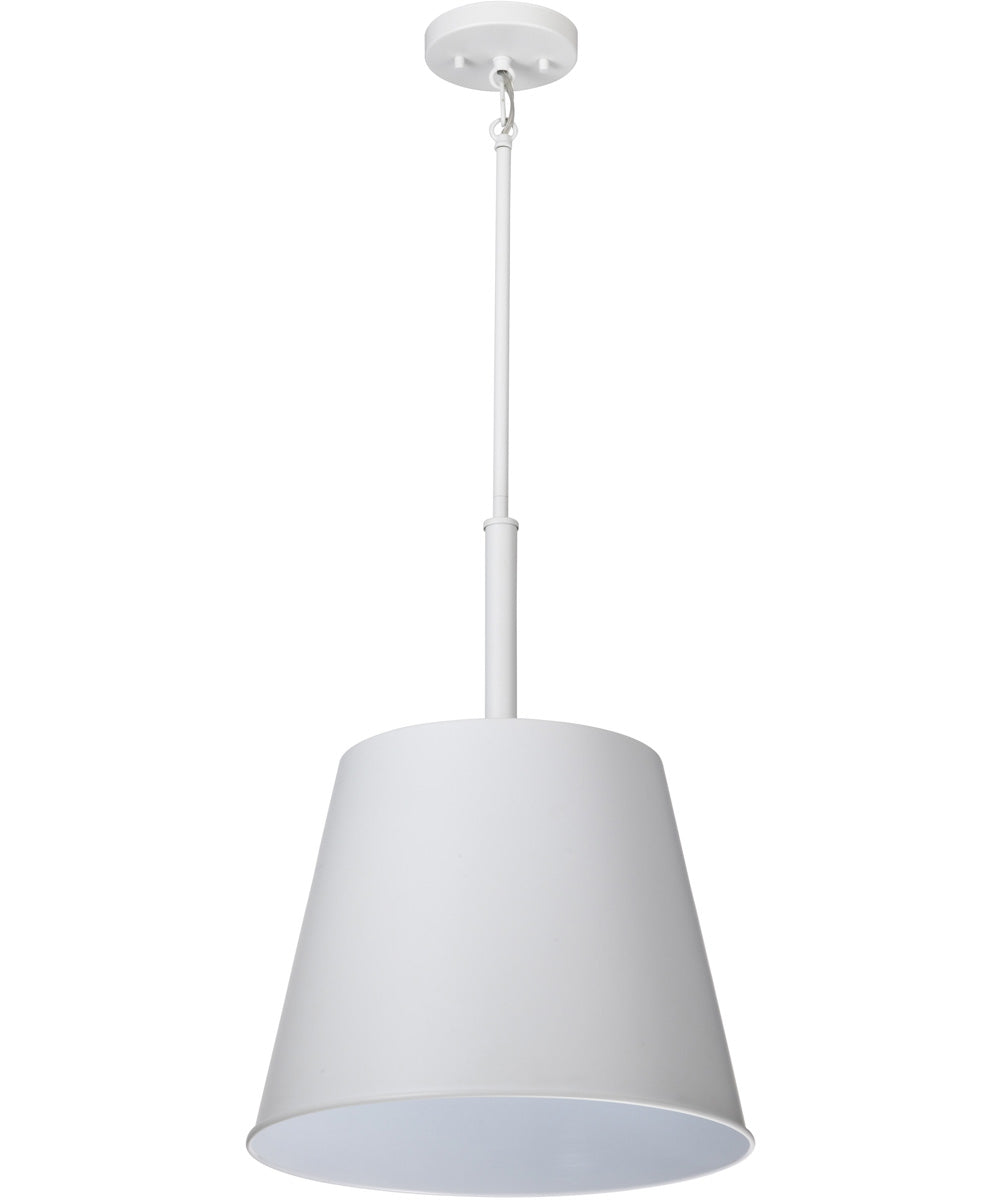 Alexis 1-Light Pendant Matte White