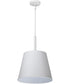 Alexis 1-Light Pendant Matte White