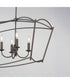 Plumette 8-Light Linear Pendant Chestnut Bronze