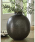 Woody Vase Pewter/Gold