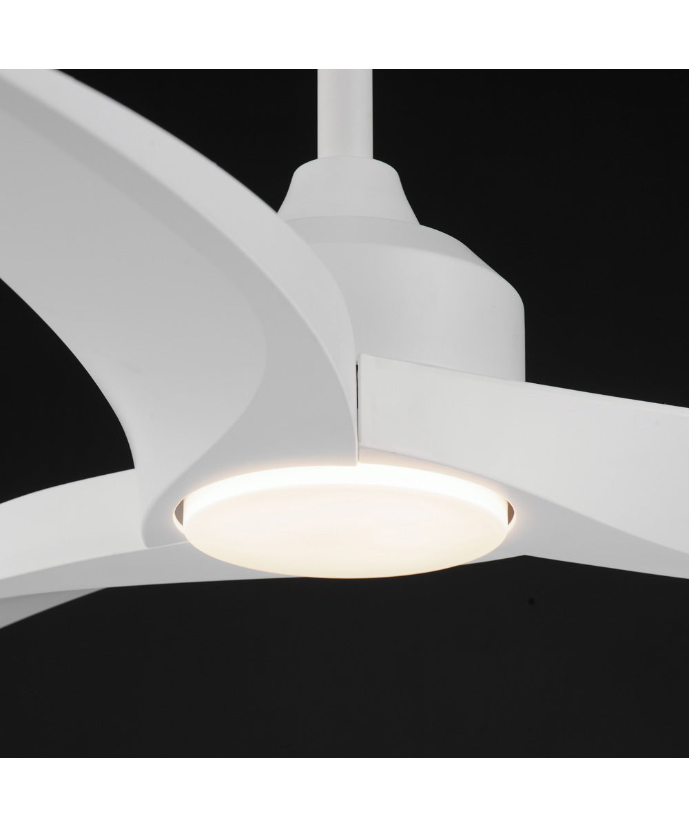 Drifter 52 inch Outdoor Fan w LED Matte White