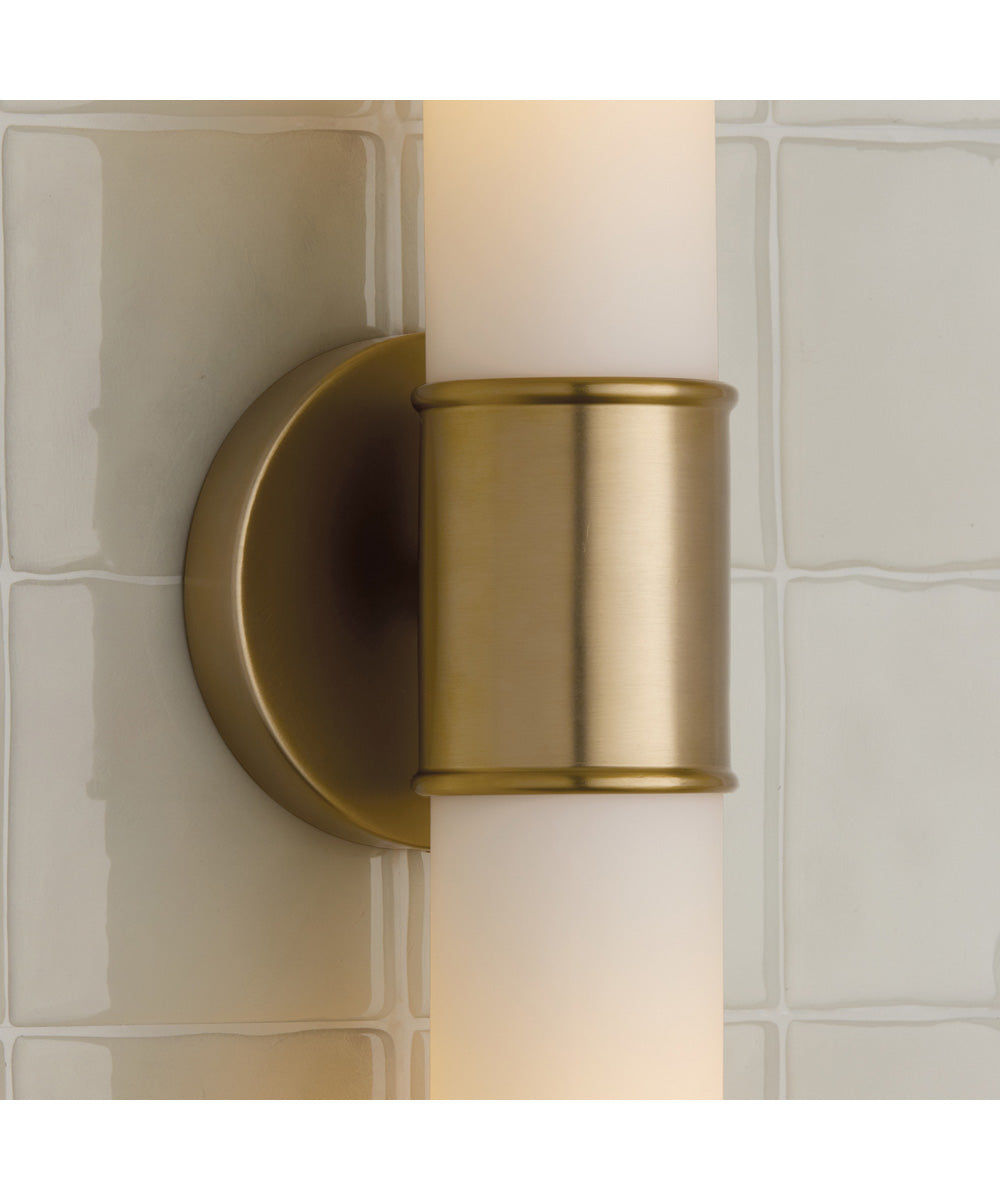 Parson 2-Light Sconce Matte Brass