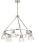 Gianna 6-Light Chandelier Brushed Nickel