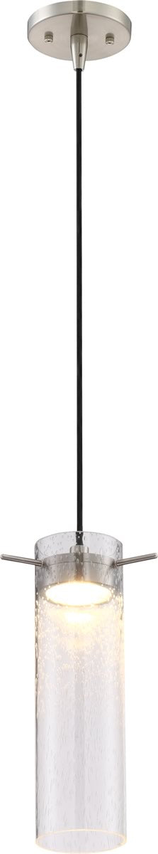 3"W Pulse 1-Light Pendant Brushed Nickel