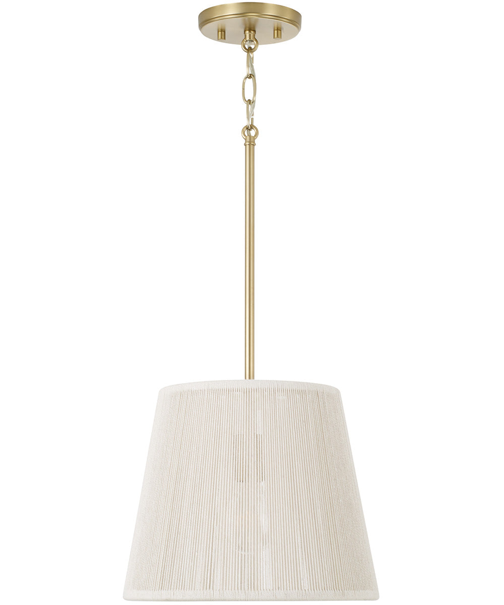 Tara 1-Light Pendant Matte Brass