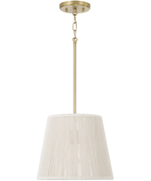 Tara 1-Light Pendant Matte Brass