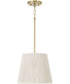 Tara 1-Light Pendant Matte Brass