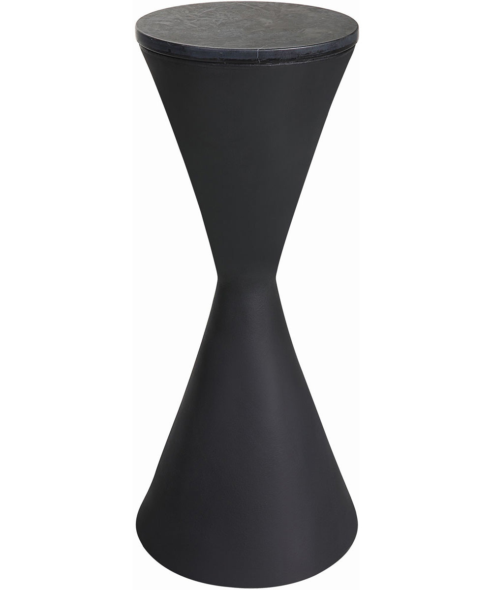 Time's Up Hourglass Shaped Drink Table