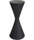 Time's Up Hourglass Shaped Drink Table