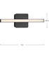Phase 4 16 in. Small Modern Integrated 3CCT Integrated LED Linear Vanity Light Matte Black