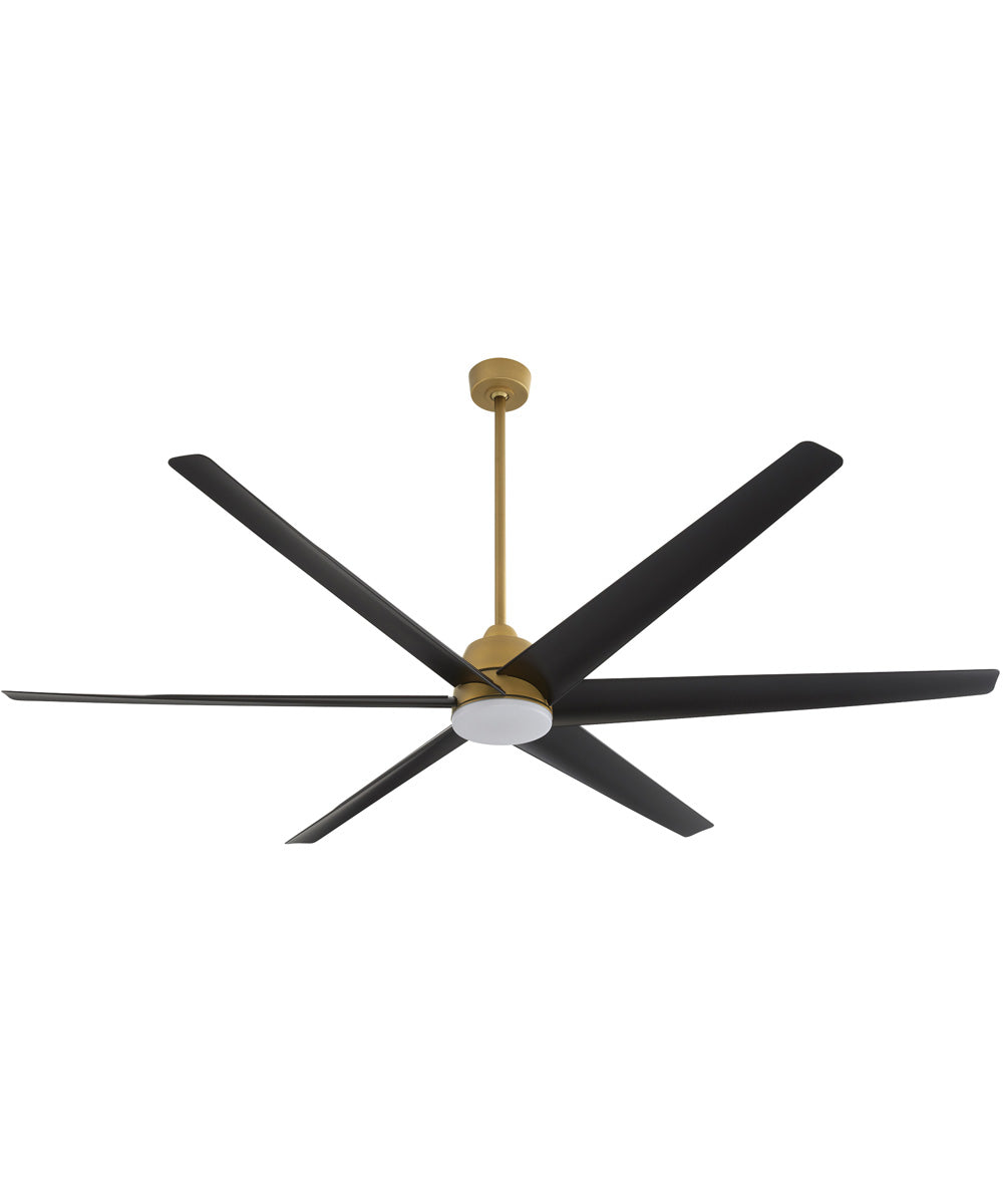 84" Spree Patio Ceiling Fan Brushed Brass