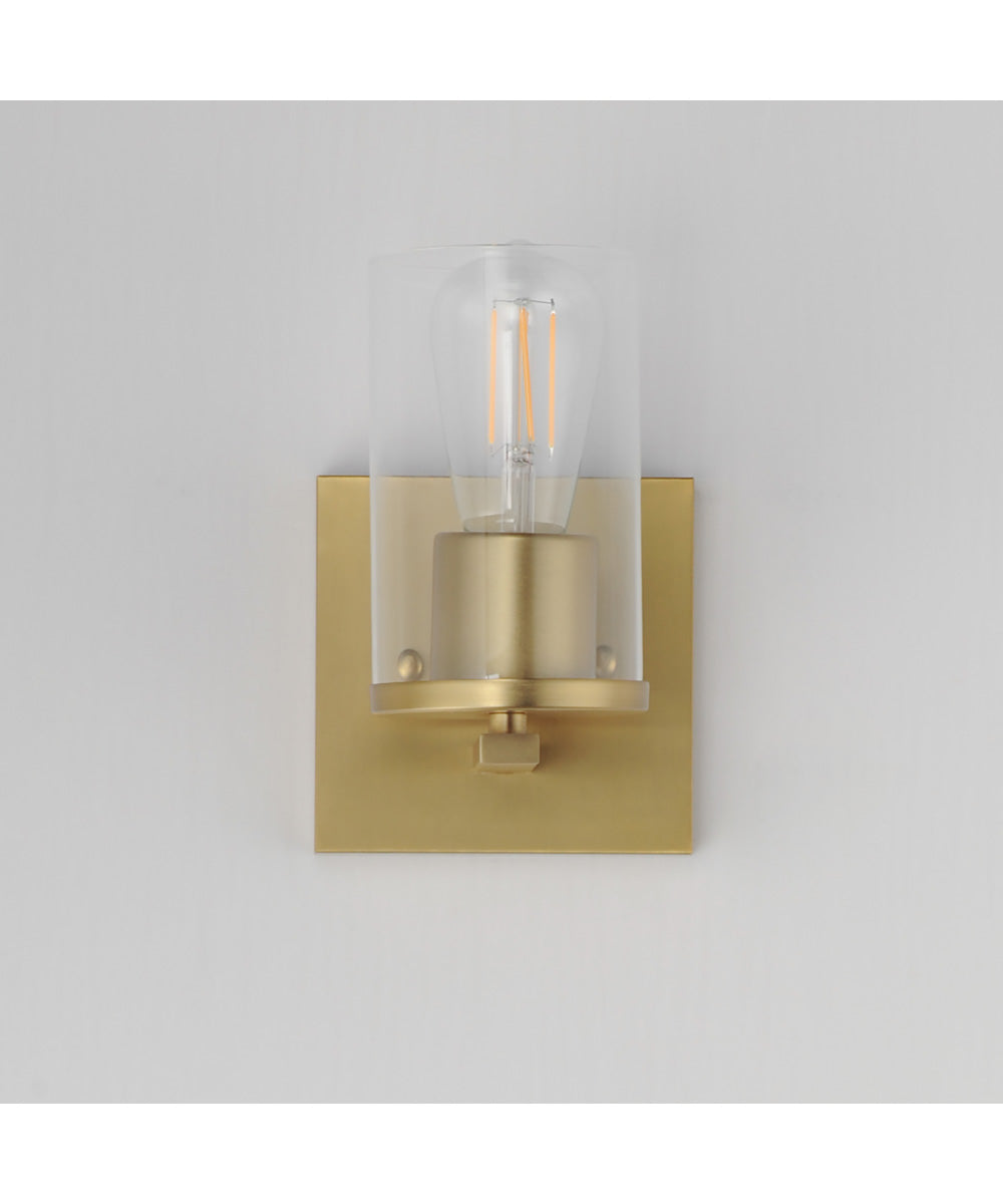 Lateral 1-Light Bath Vanity Satin Brass