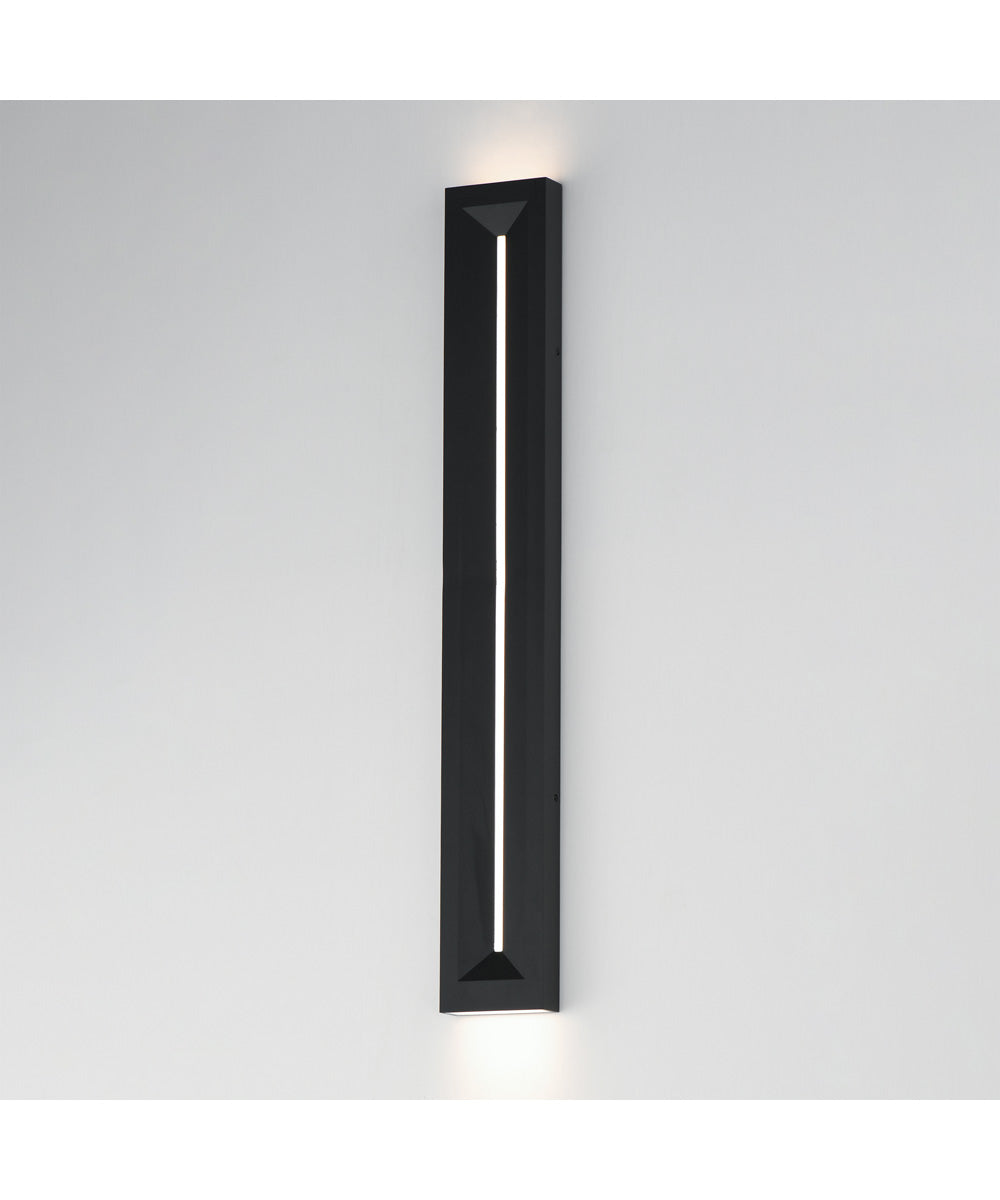 Fosso 35 inch LED Outdoor Wall Sconce - 5cct Black