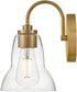 Vera 1-Light Small Single Light Vanity in Lacquered Brass