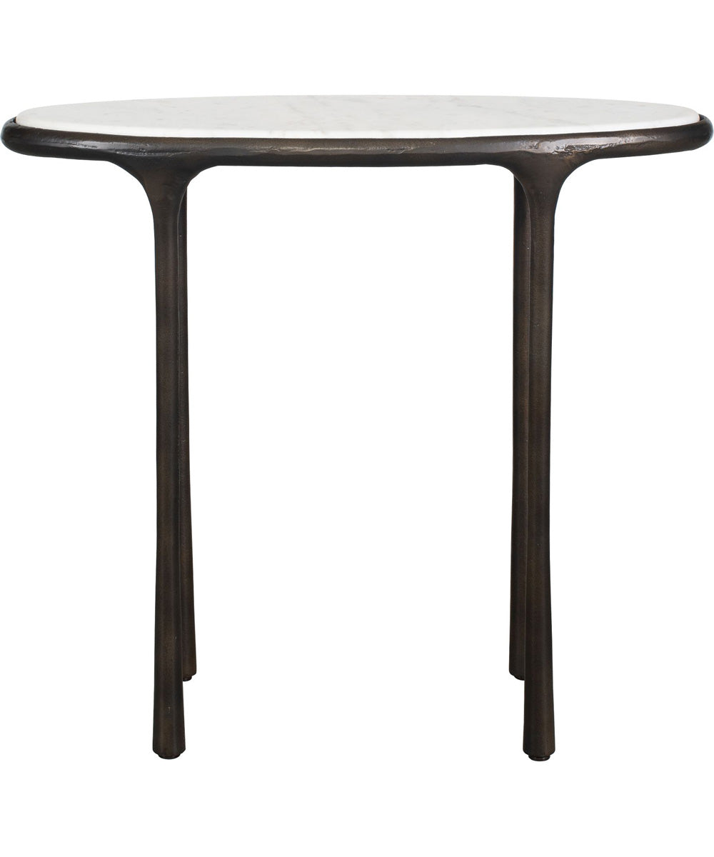 Ata Dark Bronze Accent Table