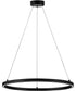 Kenna LED-Light Medium Single Tier in Black