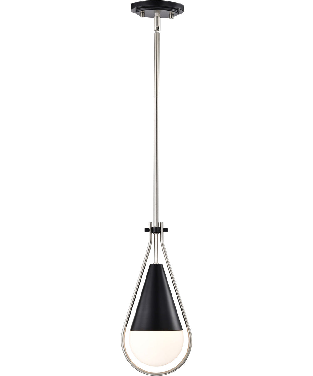 Admiral 1-Light Pendant Matte Black