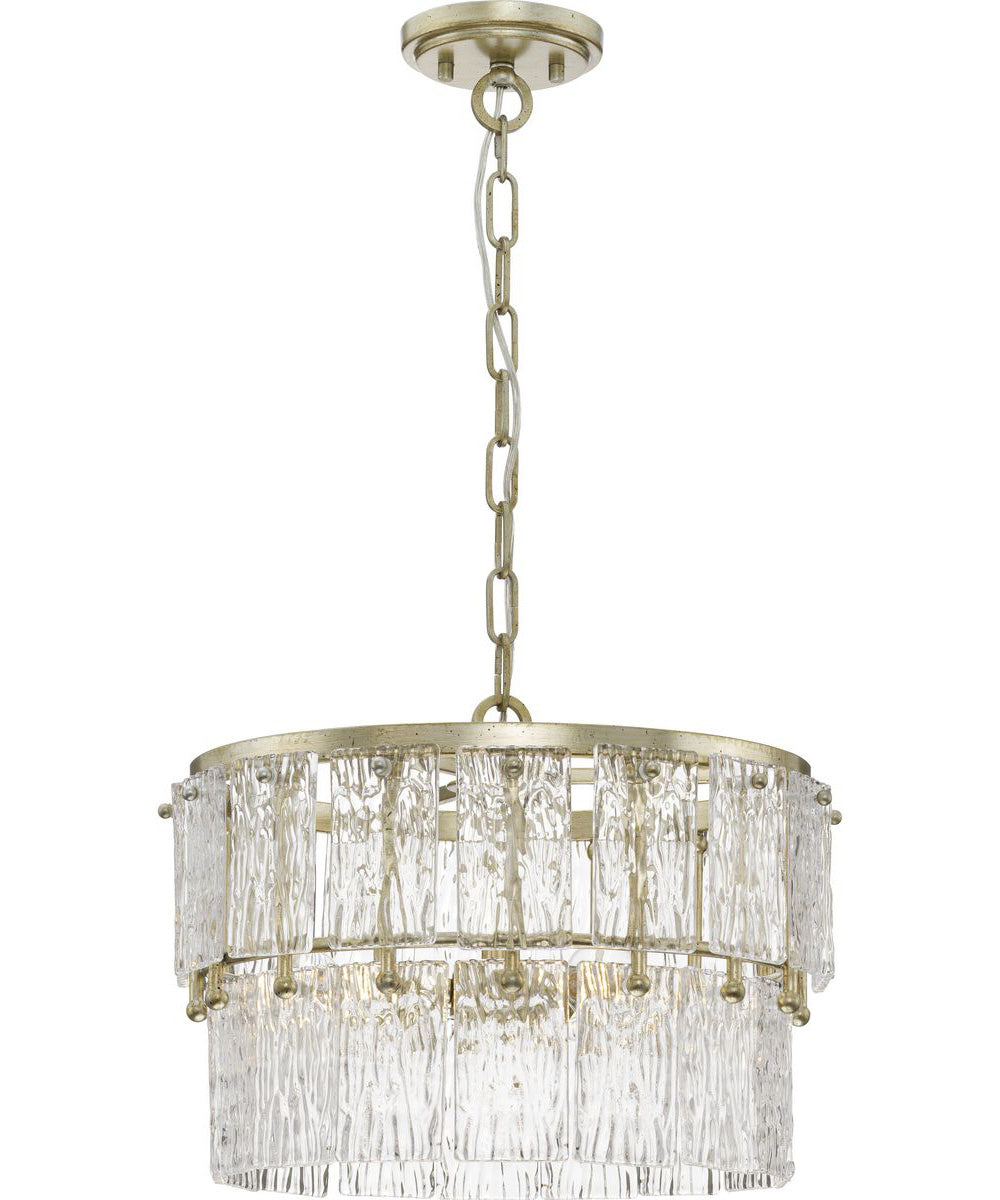 Chevall 3-Light Organic Pendant Gilded Silver