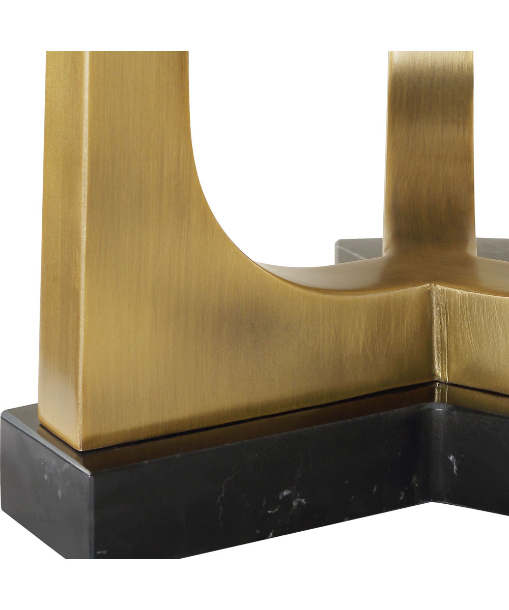 Crossroads Brass Table Lamp