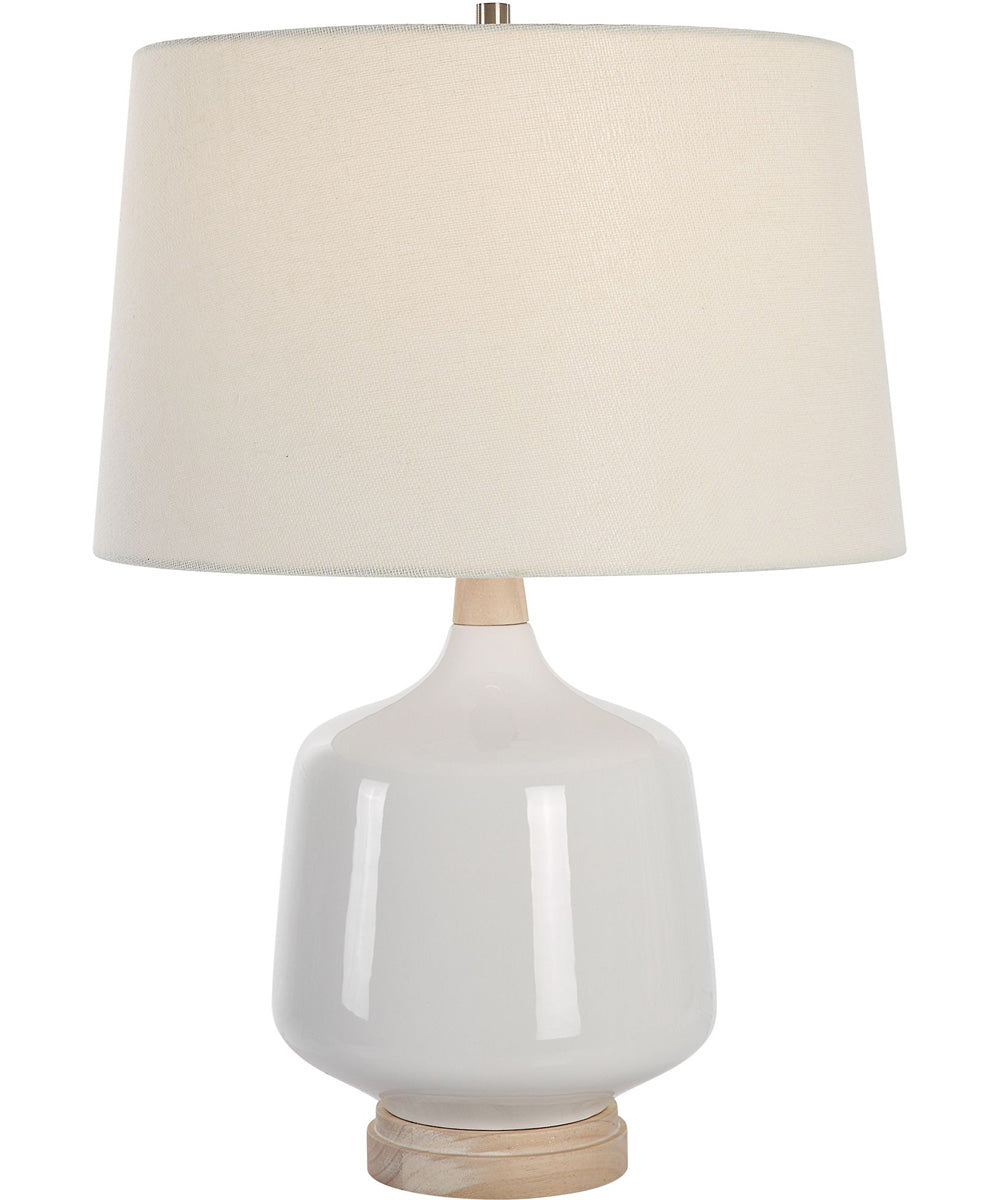 Opal Gloss White Table Lamp