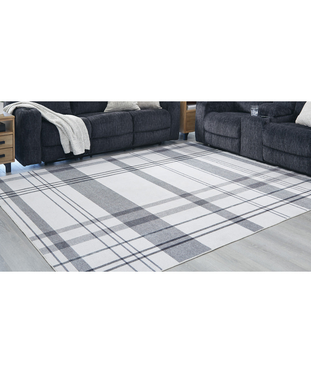 Kaidlow Washable Large Rug Gray/Cream