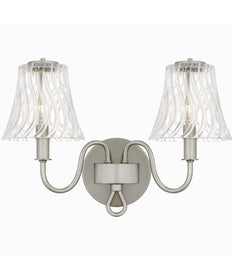 McKinney Medium 2-light Bath Light Brushed Nickel