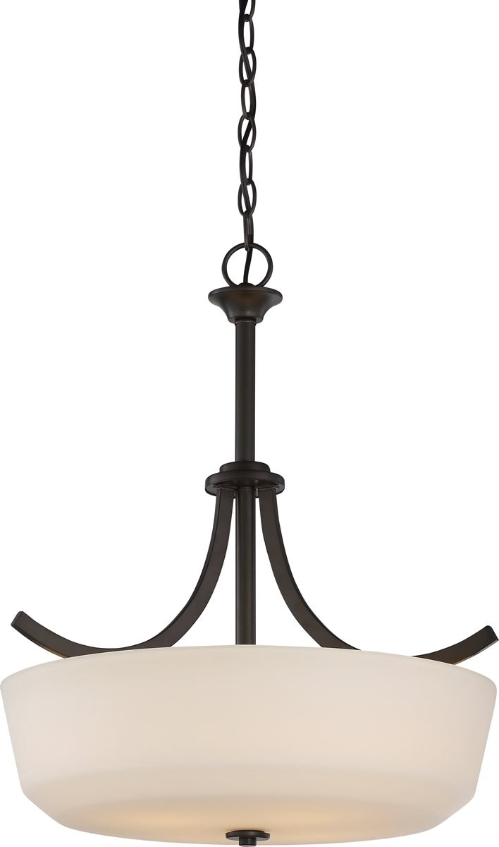 20"W Laguna 4-Light Pendant Forest Bronze