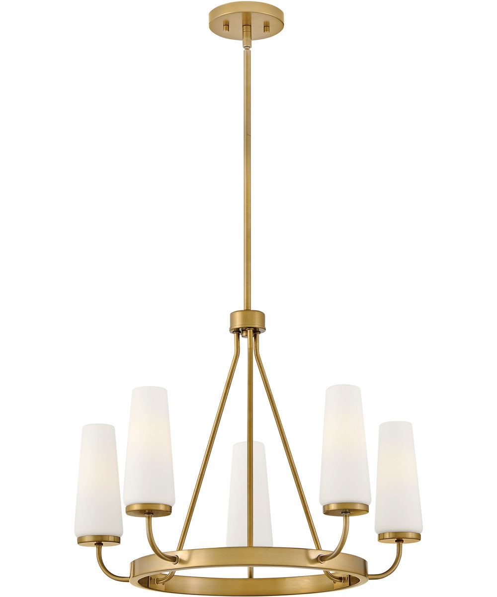 Selma 5-Light Medium Single Tier in Gold