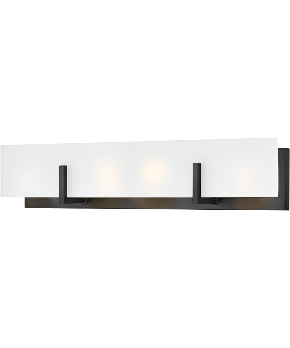 Roman 4-Light Medium Four Light Vanity in Black
