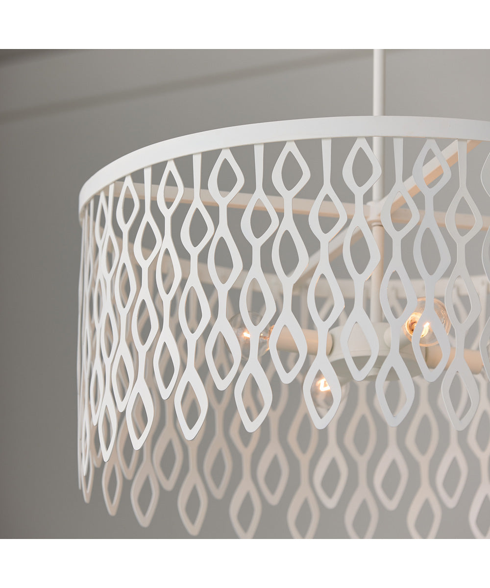 Phoebe 4-Light Pendant Matte White