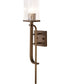 Terrace 1-Light Vanity & Wall Natural Brass