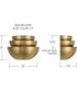 Gia 2-Light Sconce Aged Brass