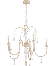 Clasica 5-light Chandelier Washed Oak