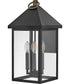 Rhett 3-Light Medium Wall Mount in Black