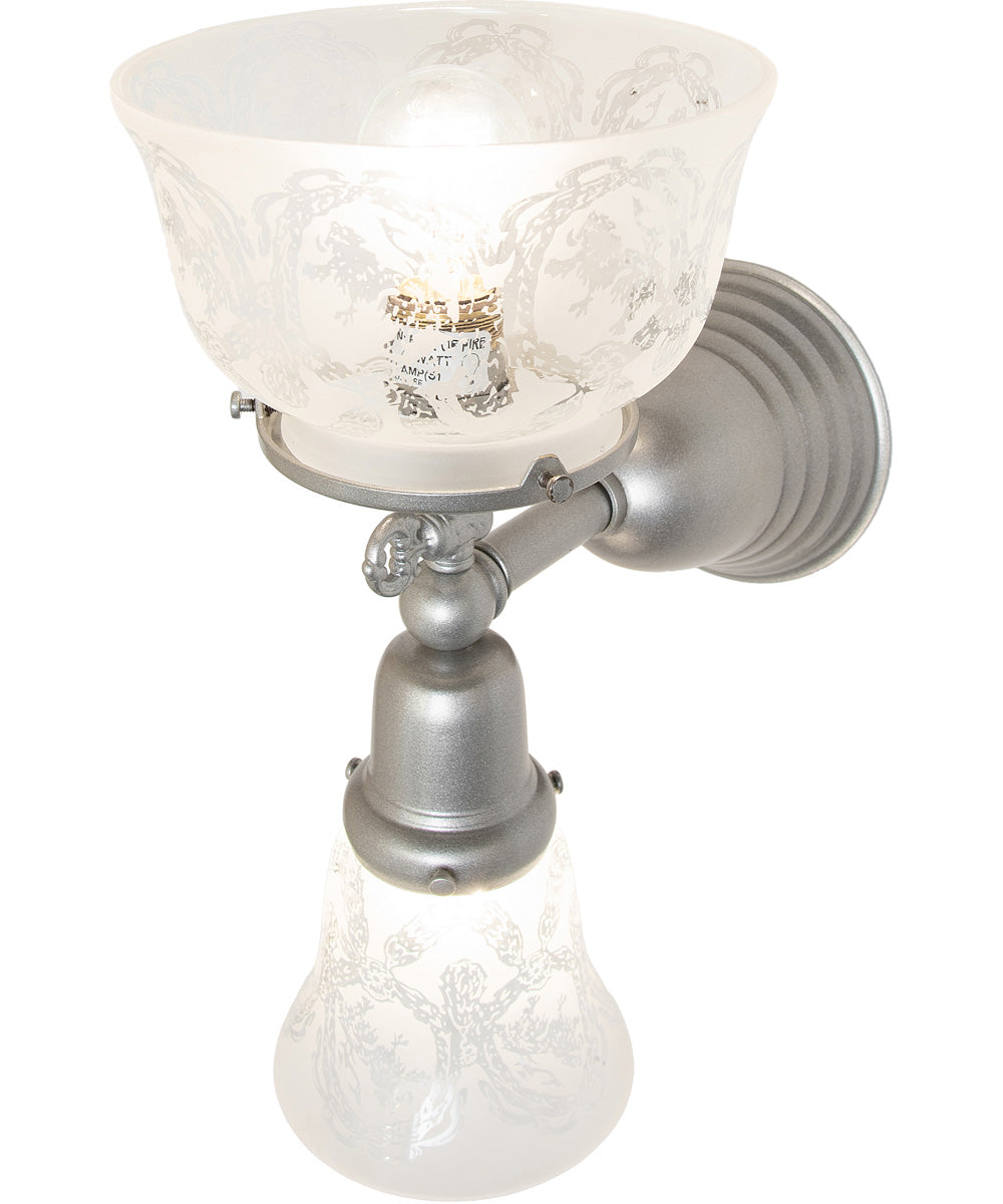 7" Wide Revival Garland Gas & Electric 2 Light Wall Sconce