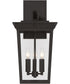 Duncan 3-Light Outdoor Lighting Textured Black