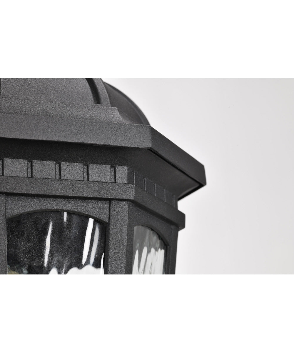 East River 1-Light Outdoor Matte Black