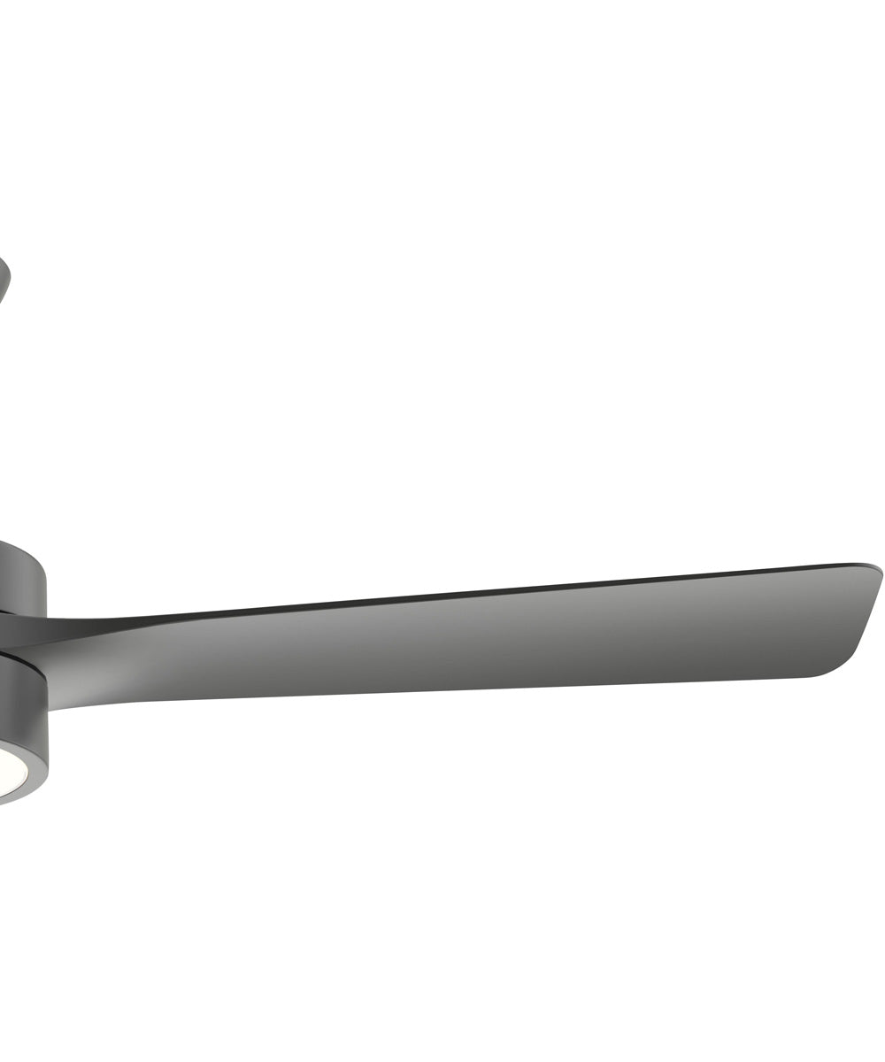 Axion II 52 in. 3-Blade Modern LED Ceiling Fan Matte Black