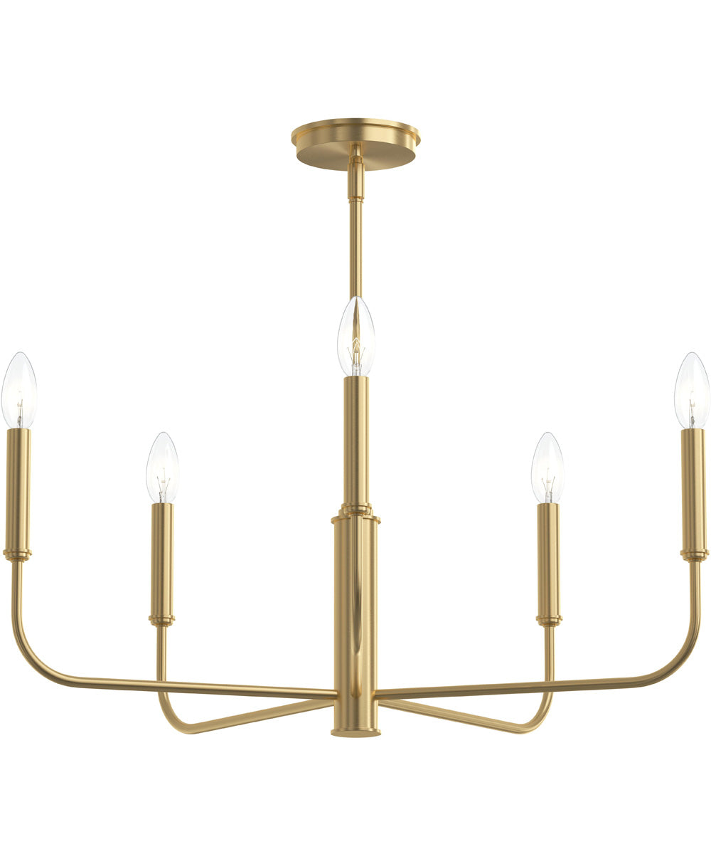 Reines 5-Light Medium Chandelier Brushed Gold
